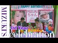 Our Little Princess 1st Birthday celebration !full video of one year journey of MIZUKI,ミズキちゃんお誕生日会