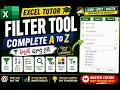 Excel FILTER Function Mastery! 📊 | 5 Min లో Learn Excel Filter | Excel 2016 | తెలుగు