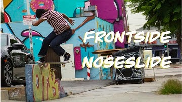 How to Frontside Noseslide / Beginners Guide to Skateboarding / Norman Woods
