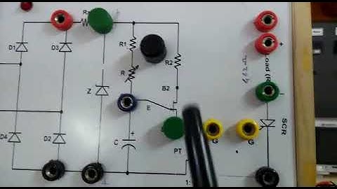 Explanation for the kit of Line Synchronized UJT Triggering Circuit
