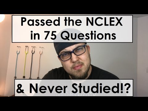 HOW I PASSED THE NCLEX AND NEVER STUDIED