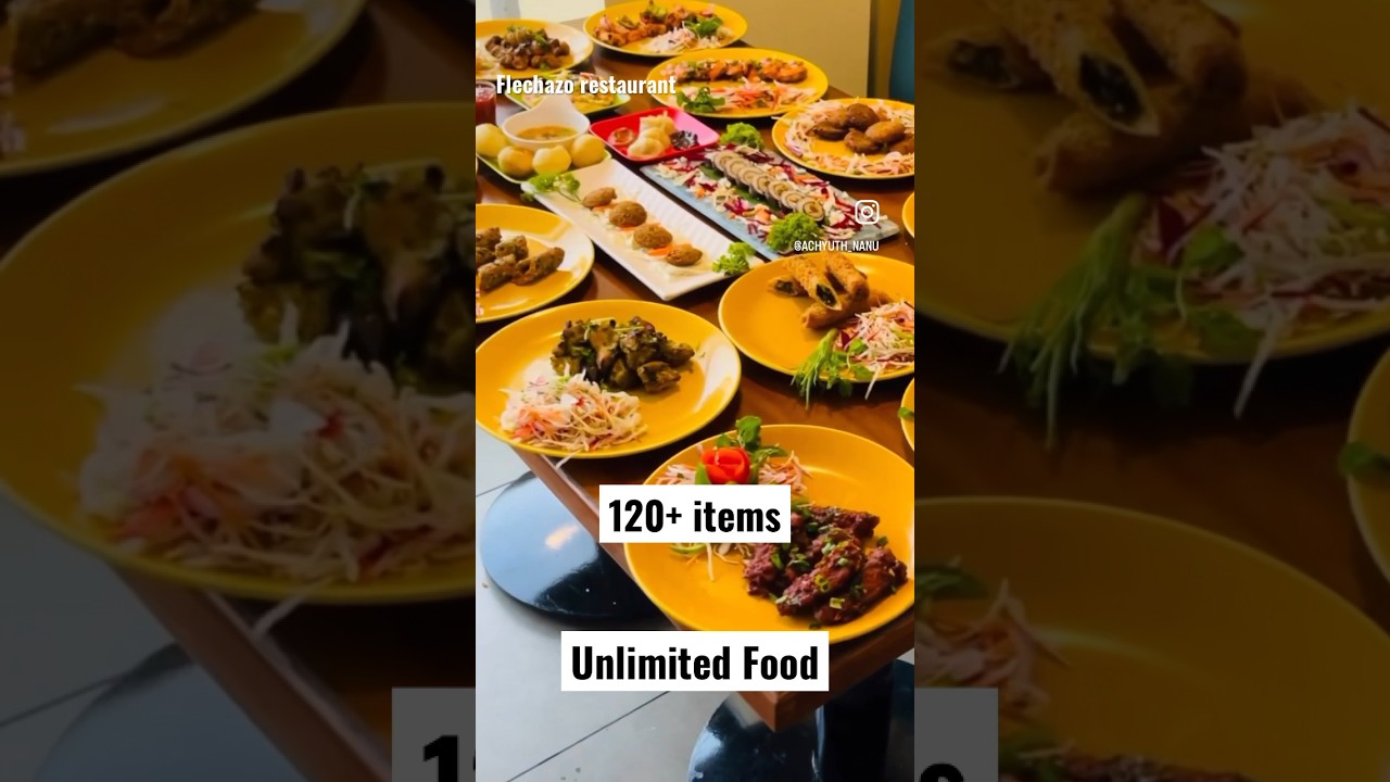 120+ items Unlimited Food 