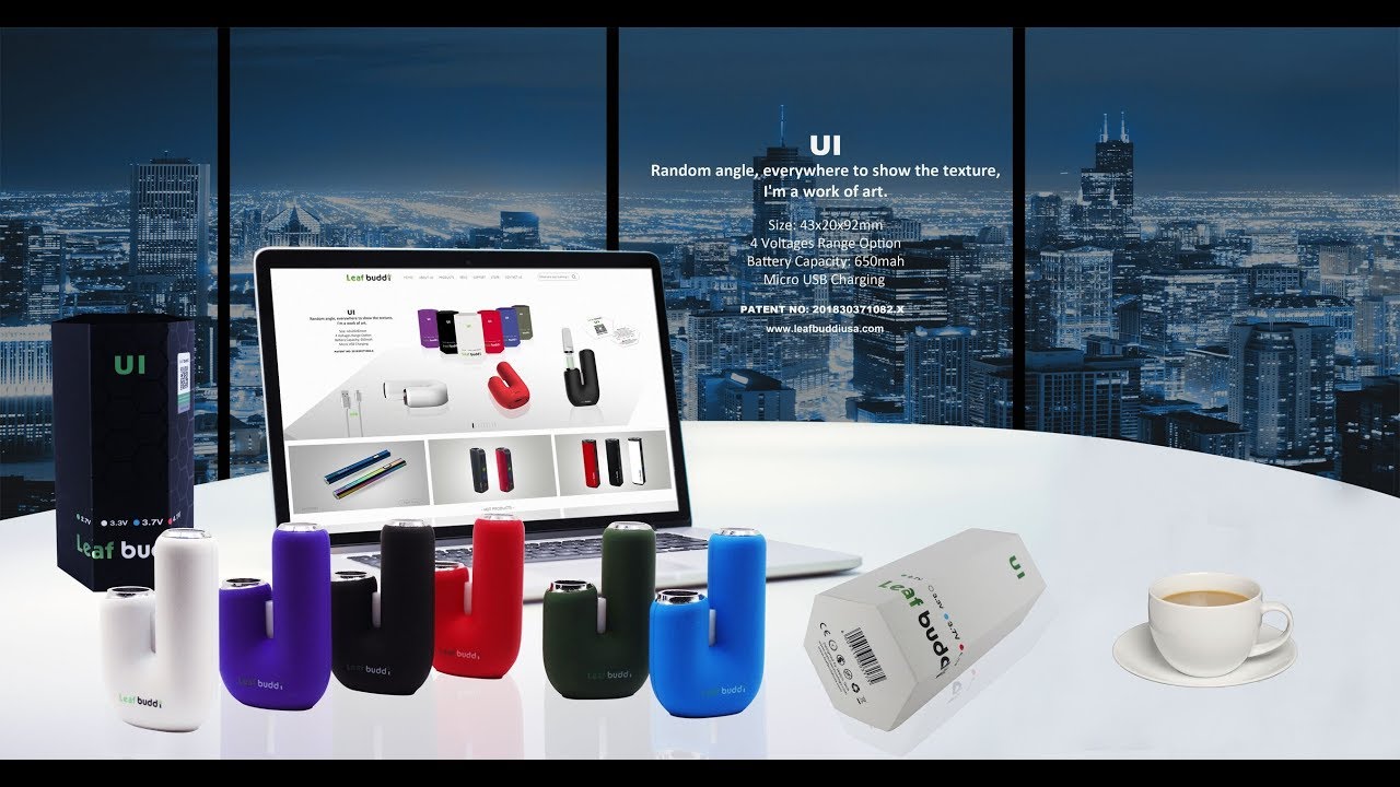 Leaf Buddi UI  BOX MOD 650MAH Unique Design