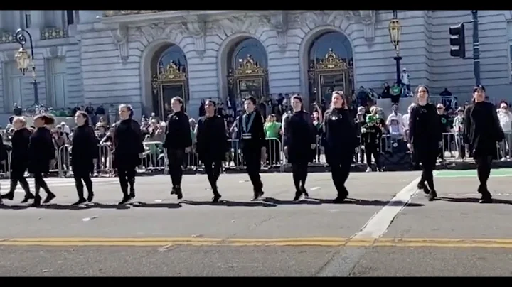 Youthful and cute tap dance In St Patrick's Day Parade at San Francisco #stpatricksday2024 - DayDayNews