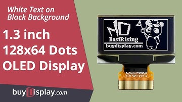 White 1.3 inch OLED I2C Arduino SSD1306 Display Module w/Connector FPC