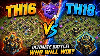 TH16 vs TH18 🔥 No Way This Happened… UNBELIEVABLE Attack! Clash of clans 