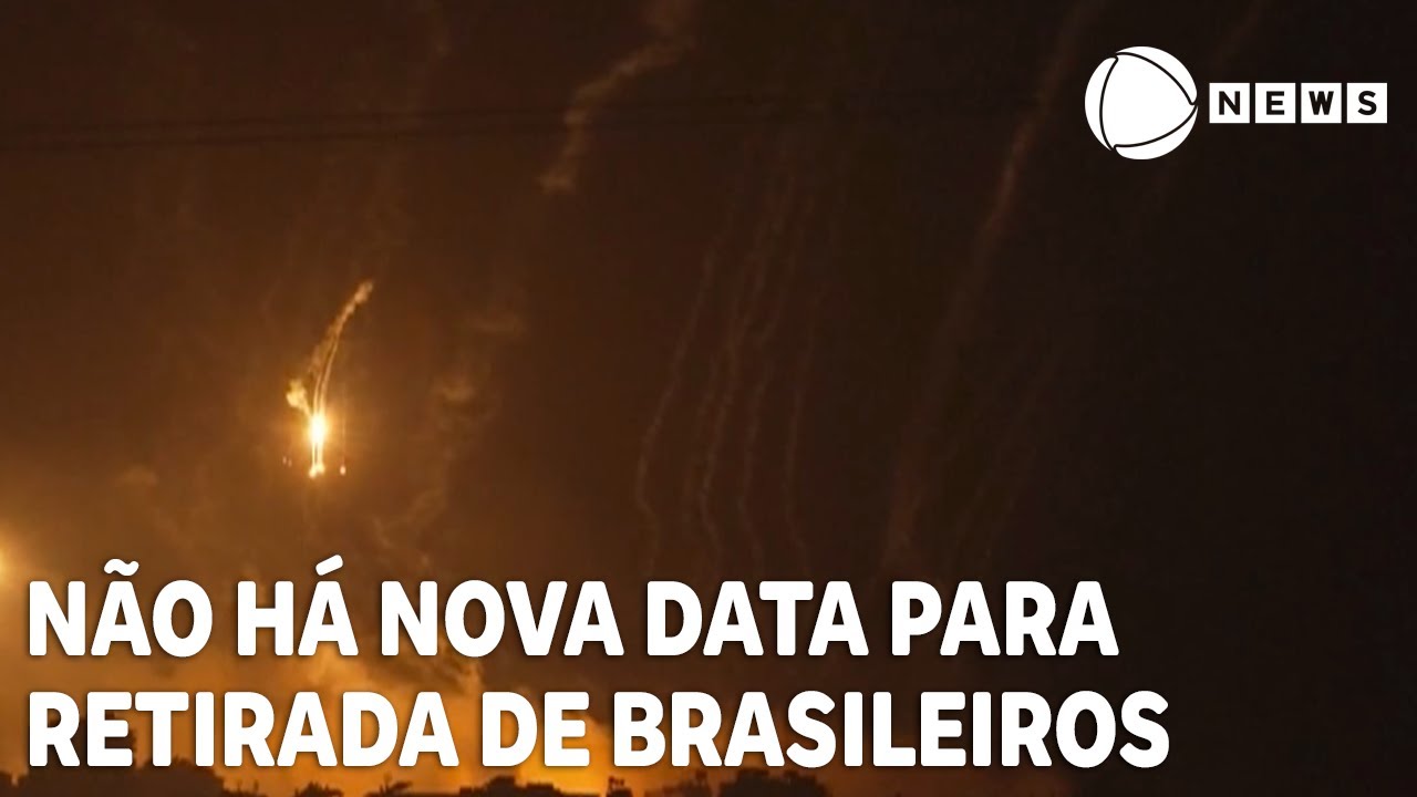 Não há nova previsão para a retirada dos brasileiros da Faixa de Gaza