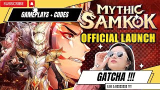 MYTHIC SAMKOK GATHCA +GAMEPLAY |FREE CODES