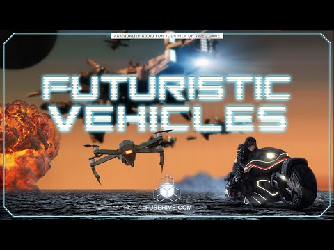 Sci Fi Futuristic War Vehicles Sound Effects Library - Spaceships Shuttles Fighters Space Stations