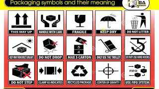 Bdt   Visual Art  Jhs 1  Packaging  Packaging Symbols   6 3 3   A4 By Saa 1