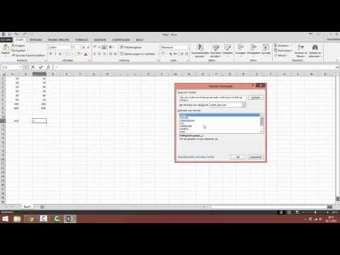 Video: Hoe optellen in Excel?