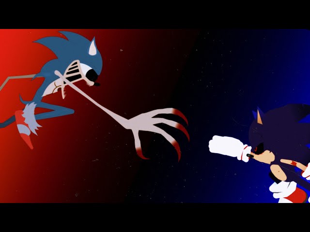 FNF Sonic.exe Vs Sonic.EYX Dc 2 Long animation 