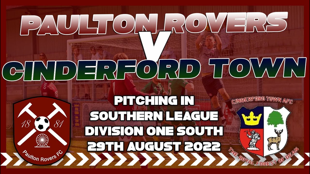Paulton Rovers 5 2 Cinderford Town AFC (29/8/22) YouTube