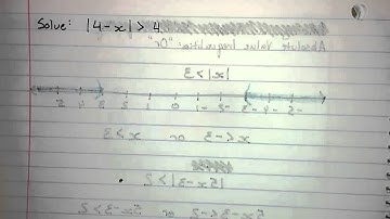 1.7.2 - Absolute Value Inequalities: "or"