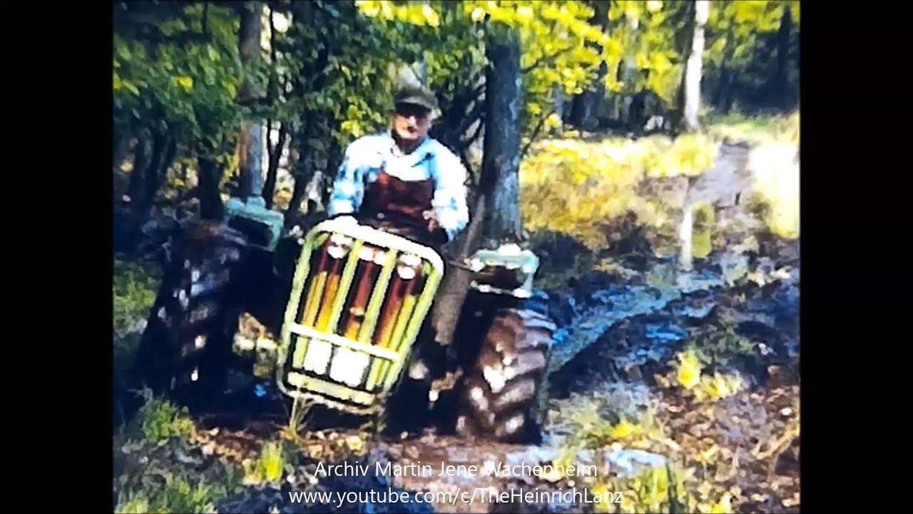 Schlammschlacht mit Holder AG35 und Adler Seilwinde | Holzrücken im Bruchwald 1969 | 8mm Schmalfilm