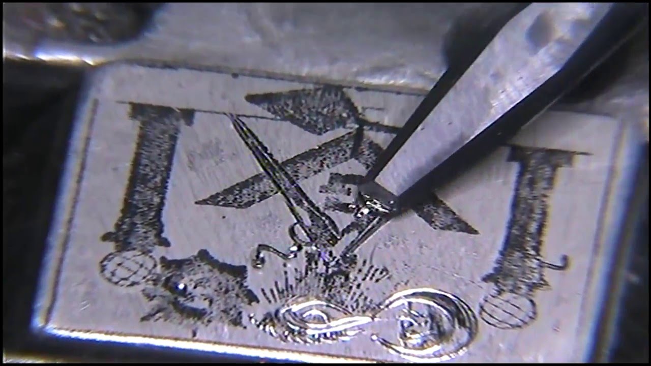 Hand Engraved Masonic Silver Ring by Shaun Hughes