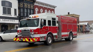 New Carlisle Fire Department Squad 91  Responding  ￼