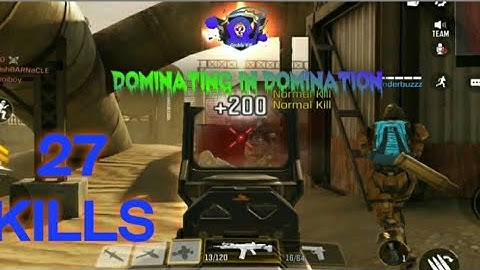 Call Of Duty Mobile|Dominating In Domination||New Map Rust||27 Kills||
