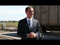 US Secretary of Transportation Pete Buttigieg visits Grand Island