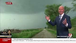 Oklahoma Severe Storm & Tornado Coverage (April 30, 2024)