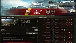IS-6 120K+50K credits, Top Gun, Sniper, Ace Tanker - World of Tanks