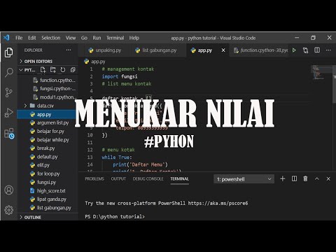 Video: Cara Menukar Nilai Dalam Pendaftaran