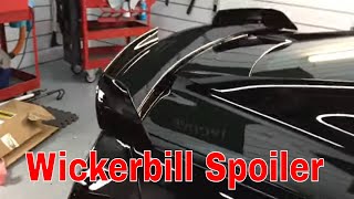 C 7 Corvette Stingray Wickerbill Spoiler Stage 2 (Aero Kit) Installation!!