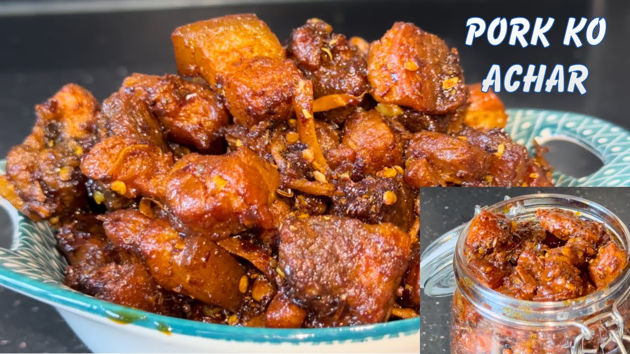 सजीलो तरीकामा मासुको अचार || PORK KO ACHAR || MASU KO ACHAR || TSHETEN DUKPA RECIPE