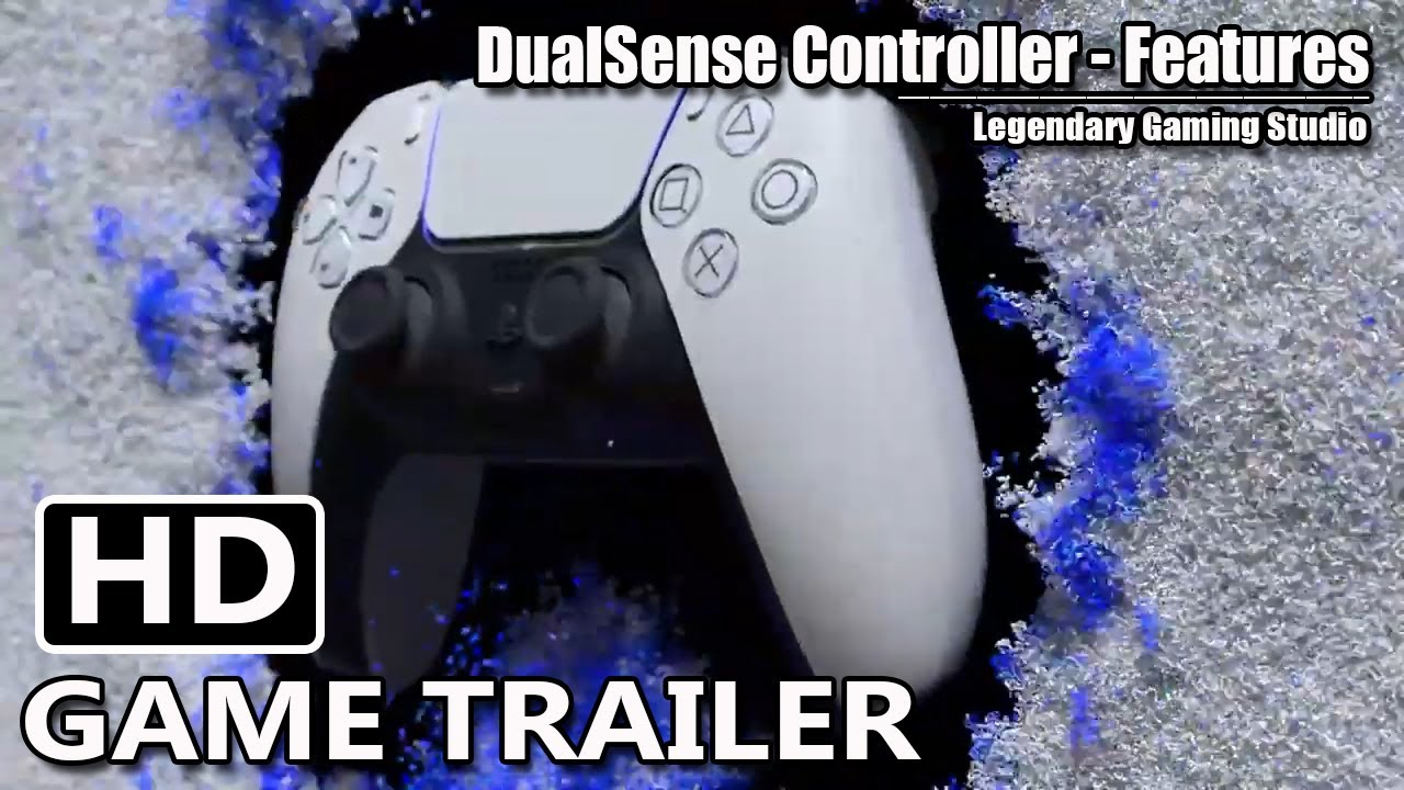 DualSense Controller - Features Gadget Trailer PS5 Reveal [HD] (LegendaryGamingStudio)