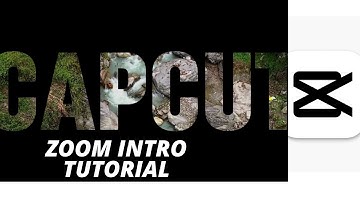 CapCut Tutorial Cinematic Zoom Text Intro in pc