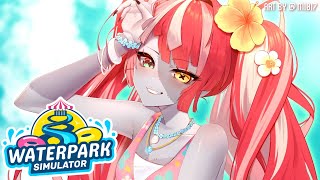 【WATERPARK SIMULATOR】 TRICK OR TREAT!! LET'S GO FOR A SWIM!!【Kureiji Ollie】