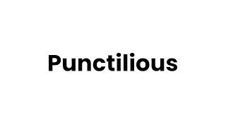 Punctilious Pronunciation (Very Confusing!) ๐ฒ #pronunciation #learnenglish #ytshorts