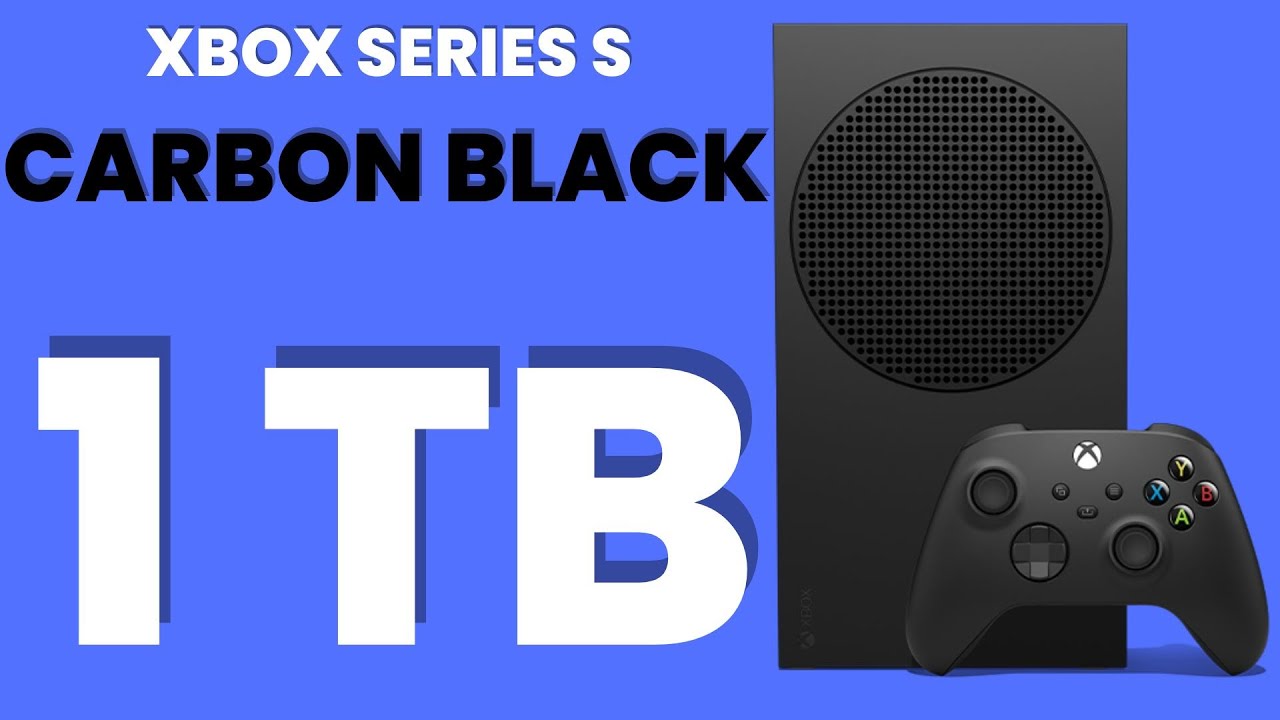 Console Xbox Series S 1TB Carbon Black