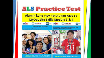 Vid 94-ALS Practice Test - Life Skills Module 3 - Leadership & Teamwork & 4 - Work Habits & Conduct