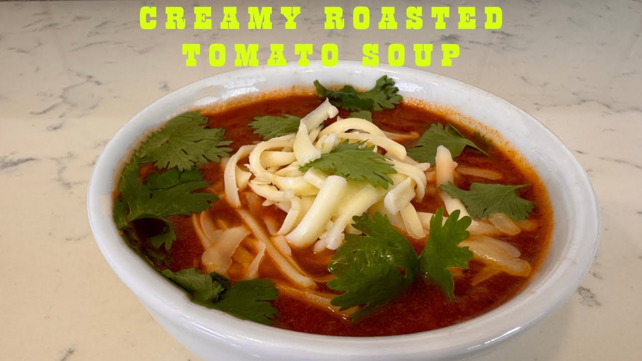 Creamy Roasted Tomato Soup Recipe (Better Than Heinz Tomato Soup)