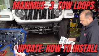 How To Install Maximus-3 Tow Loops On 2024 Jeep Wrangler 4xe Flat Towing Behind RV by Jeeps On The Run 733 views 1 month ago 26 minutes