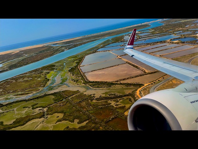 4K] – Full Flight – Norwegian Air Shuttle – Boeing 737-86N – FAO