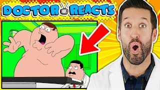 Doctor ER Reacts to Family Guy Medical Scenes | Compilation