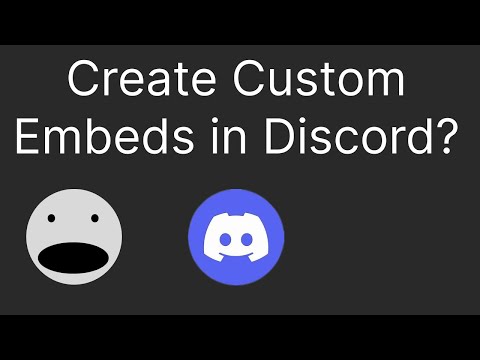 How to create custom embeds in Discord