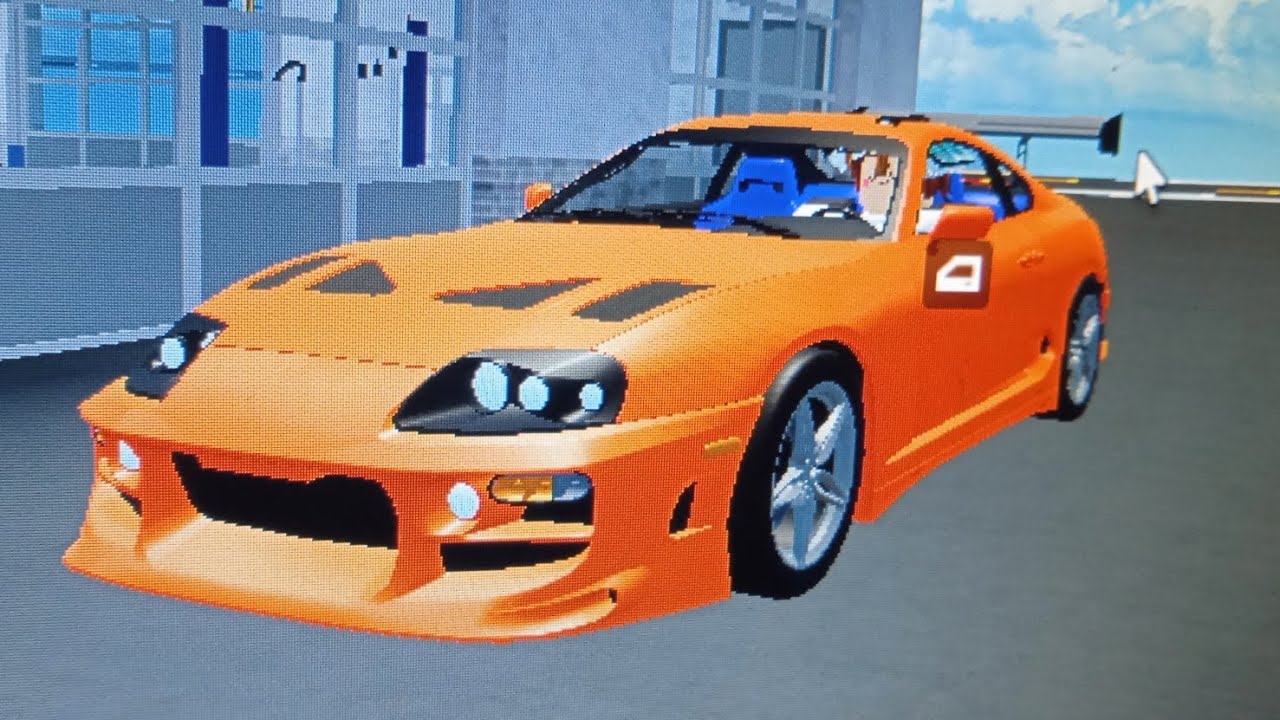 Как сделать тойоту супру из форсажа в роблокс - YouTube