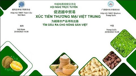 Nông Sản Việt - Xúc Tiến Thương Mại Việt Trung - Tìm Đầu Ra Cho Nông Sản Việt Nam