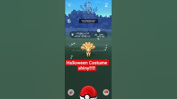 Shiny Halloween Costume Vulpix Catch in Pokemon Go #shorts #pokemongo #shinypokemon #vulpix