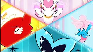 Mermicorno Lluvia De Estrellas Secuencia De Transformación