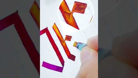 I just love how inks blend (SUPER closeup)