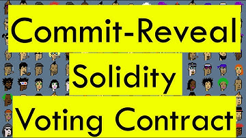 Commit Reveal Voting Contract With Solidity Keccak-256 hash