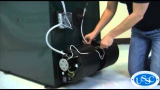 Installing the (80594/80230) Blowers, (80314) Thermodisc, (89319) Blower  Gasket and Wiring | US Stove Company