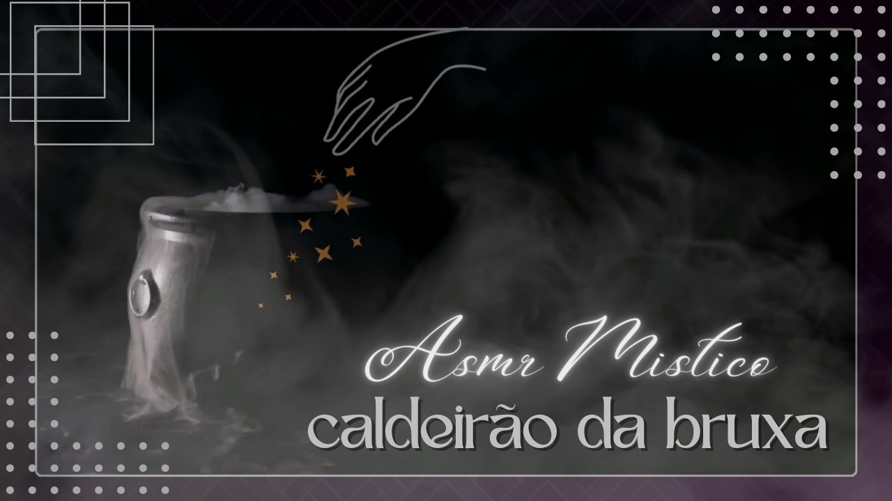 ASMR POÇÃO MÁGICA PARA TE FAZER DORMIR ELIMINANDO A ANSIEDADE