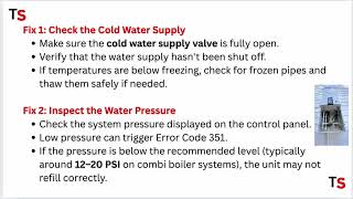 How to Fix Navien Error Code 351 on Tankless Water Heater | Step-By-Step Repair