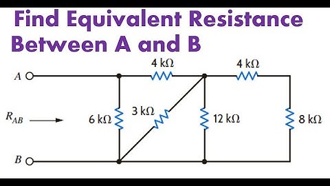 Find equivalent resistance between A and B| Circuit Analysis|Series-Parallel circuits