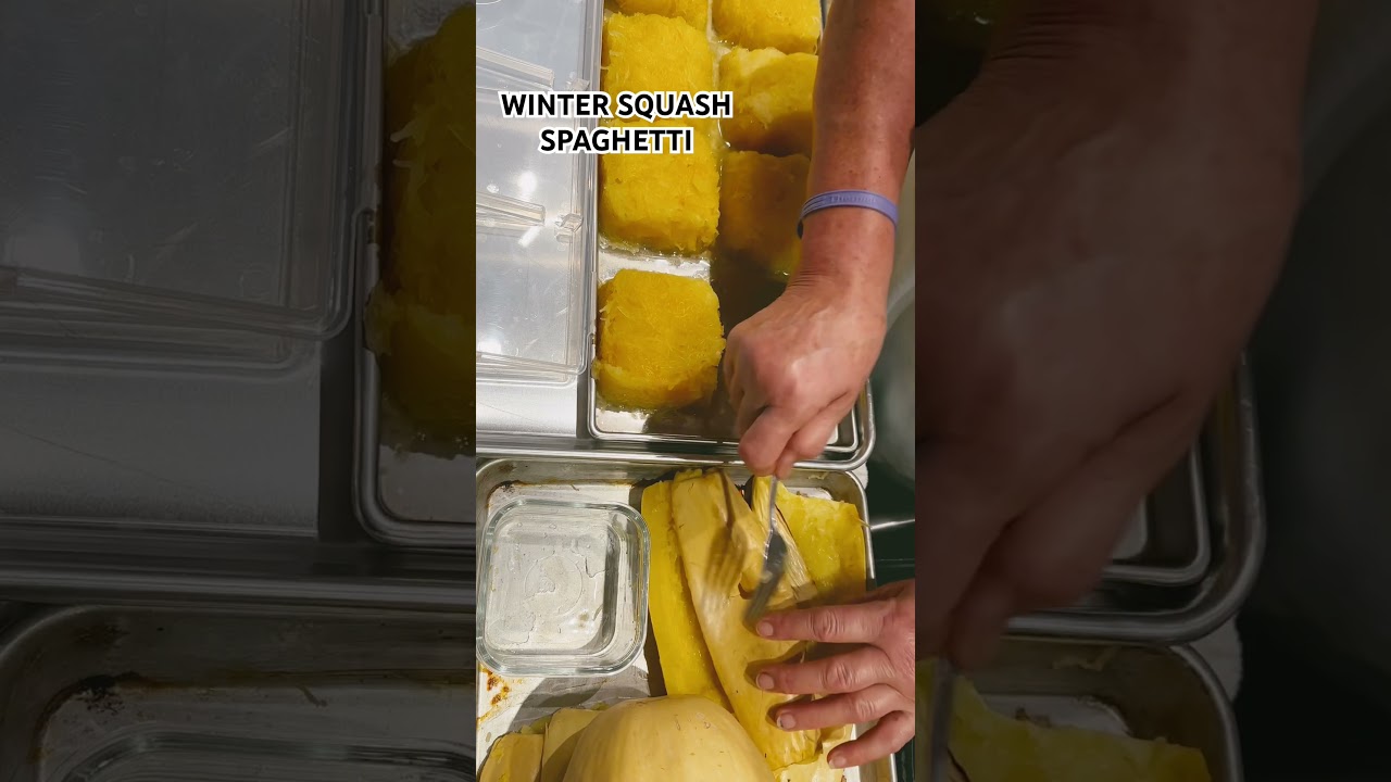 Spaghetti Winter Squash easiest  to Bake and Freeze! 